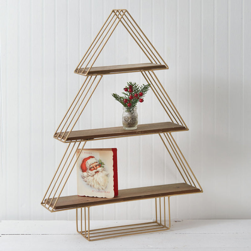 Tiered Christmas Tree Shelf