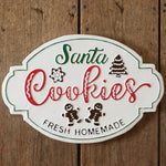 Santa's Homemade Cookies Wall Art