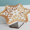 Snowflake Dessert Stand Set of 2