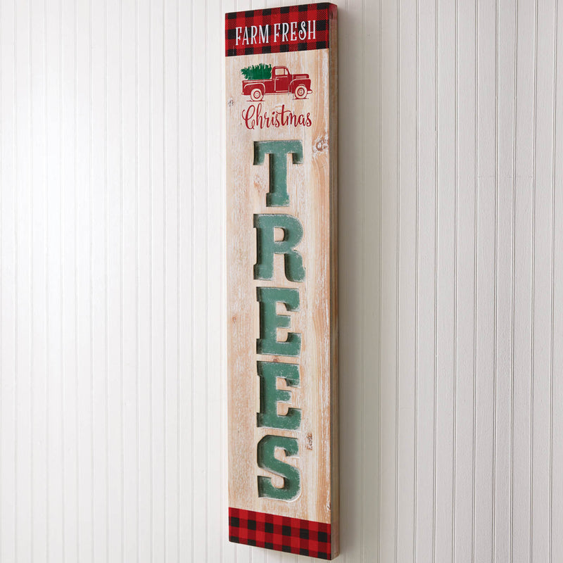 Farm Fresh Christmas Tree Porch Sign