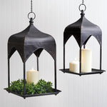 Estate Hanging Candle Lantern Set of 2