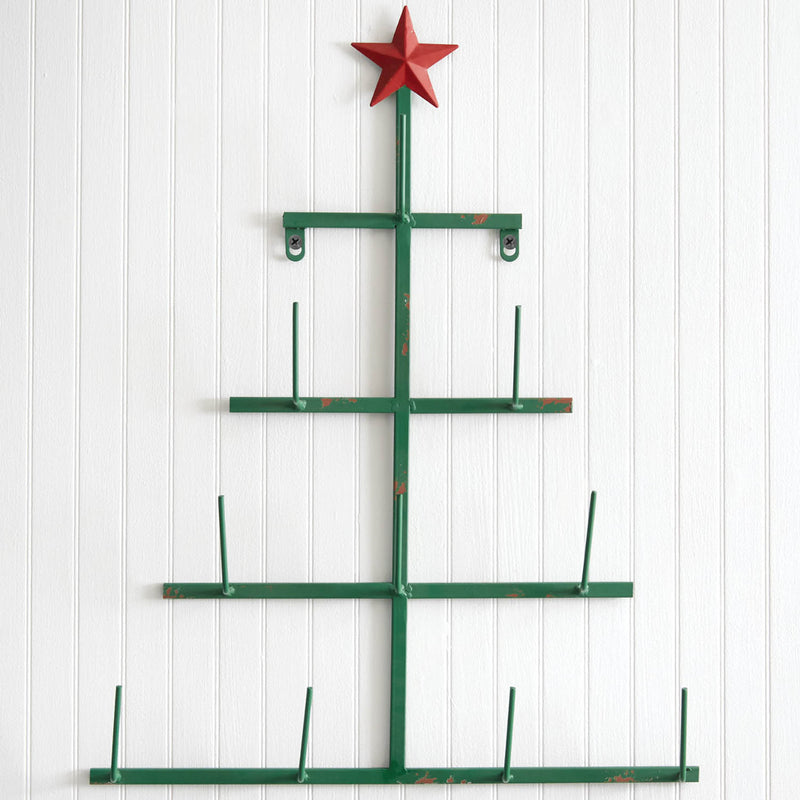 Christmas Tree Bottle Dryer Wall Rack