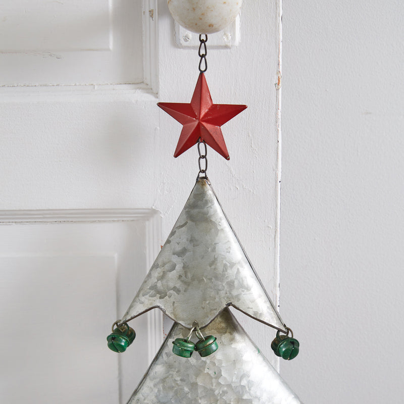 Hanging Metal Christmas Tree Decor