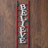 Believe Ladder Wall Decor