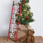 Believe Ladder Wall Decor