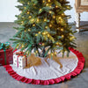 Stars with Ruffle Christmas Tree Skirt