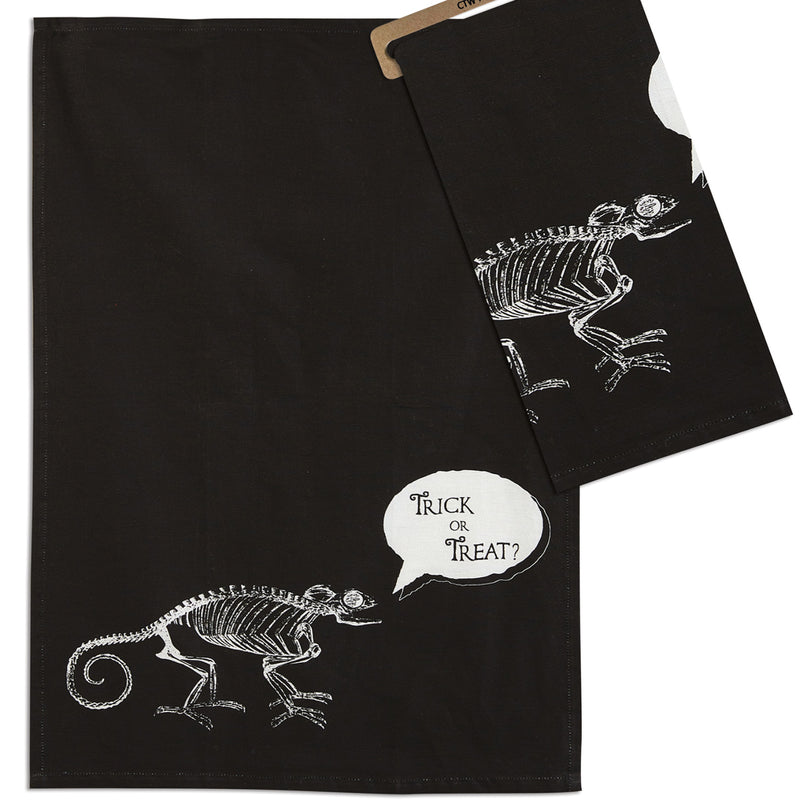 Trick or Treat Tea Towel Set of 4