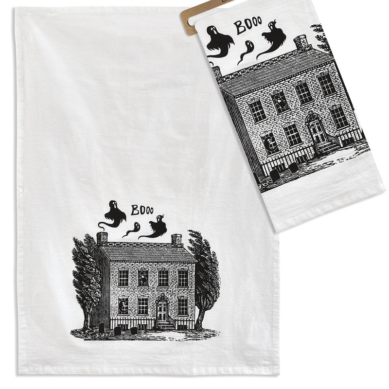 Haunted House Tea Towel Set of 4