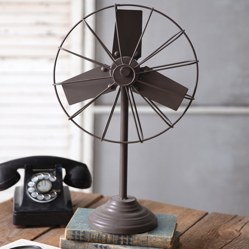 Decorative Fan Tabletop Sculpture