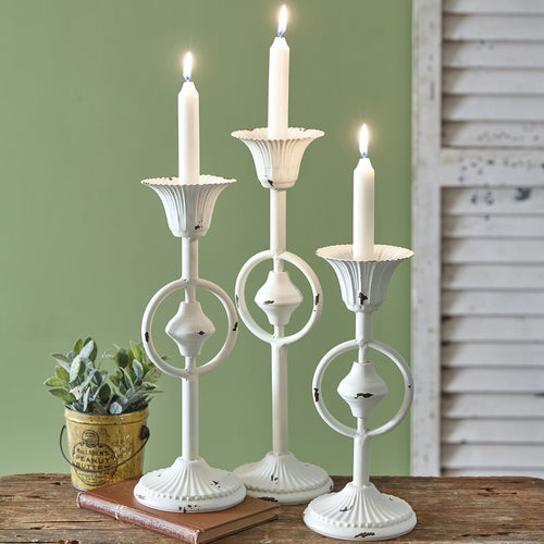 Evelyn Taper Candle Holder Set of 3