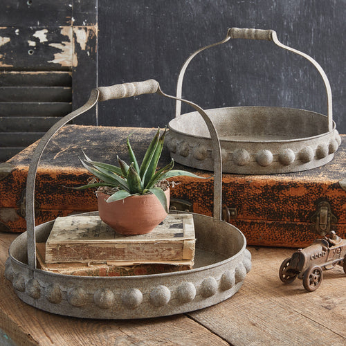 Stone Gardens Tray Set of 2