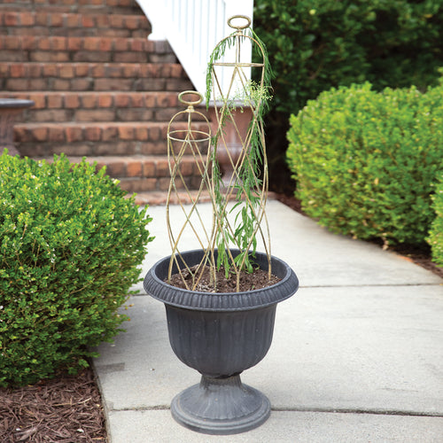 Enchanted Garden Obelisk Set of 2