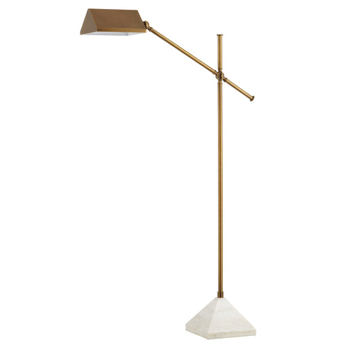 Currey & Co Repertoire Brass Floor Lamp