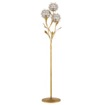 Currey & Co Dandelion Silver/Gold Floor Lamp