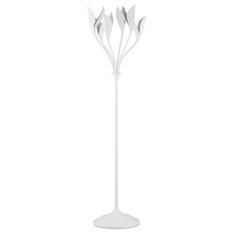 Currey & Co Snowflower Floor Lamp