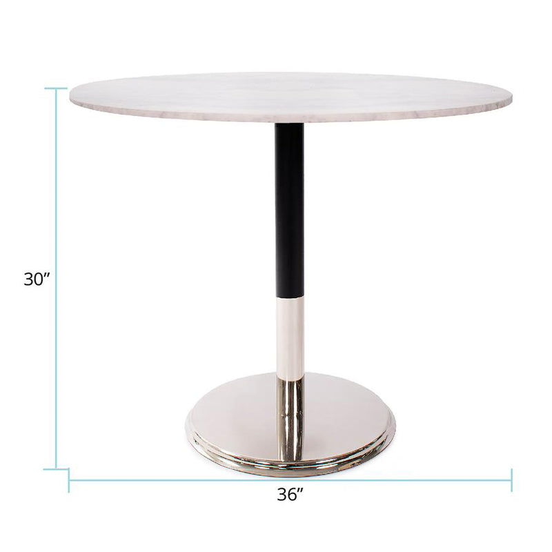 Micca Marble Top Bistro Table