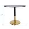 Micca Marble Top Bistro Table