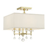 Crystorama Paxton Semi Flush Ceiling Mount