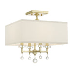 Crystorama Paxton Semi Flush Ceiling Mount