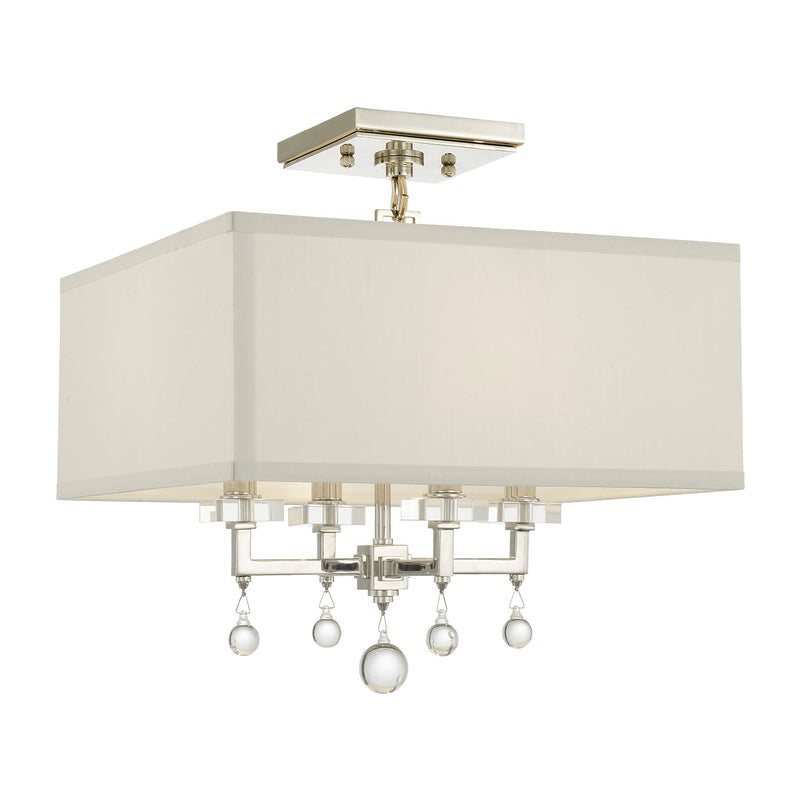 Crystorama Paxton Semi Flush Ceiling Mount