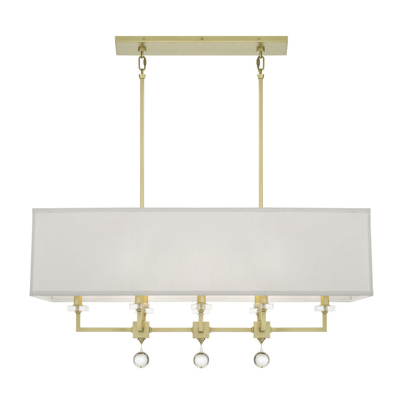 Crystorama Paxton Linear Chandelier