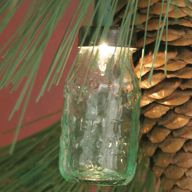 Glass Mini Mason Jar Ornament Set of 6