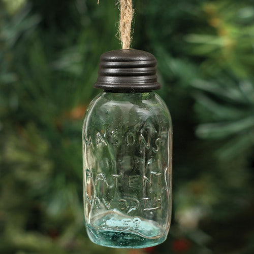 Hanging Mason Jar Ornament Set of 4