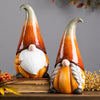 Terra Cotta Pumpkin Gnome Set of 2