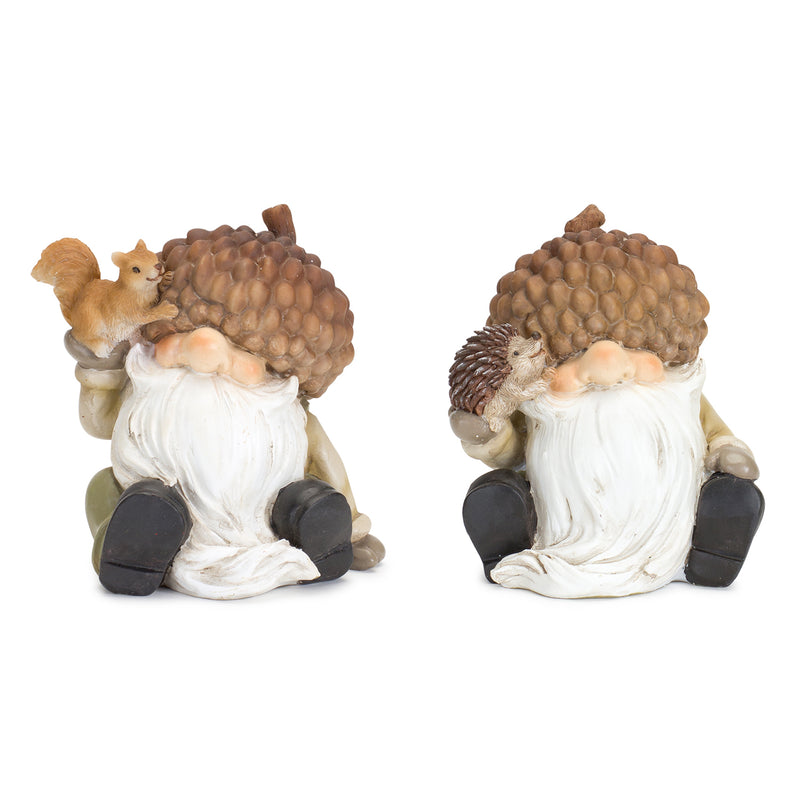 Harvest Gnome Sculpture Set of 2