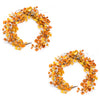 Fall Gingko Leaf Twig Garland Set of 2