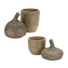 Acorn Lid Box Set of 2