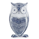 White Washed Owl Sculpture