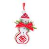 Nordic Snowflake Character Tree Ornament Set of 6