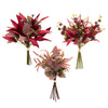 Fall Foliage and Thistle Bundle Faux Bouquet Set of 6