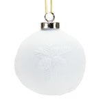 Porcelain Pine Cone Ball Ornament Set of 6