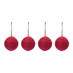 Jute Ball Ornament Set of 4