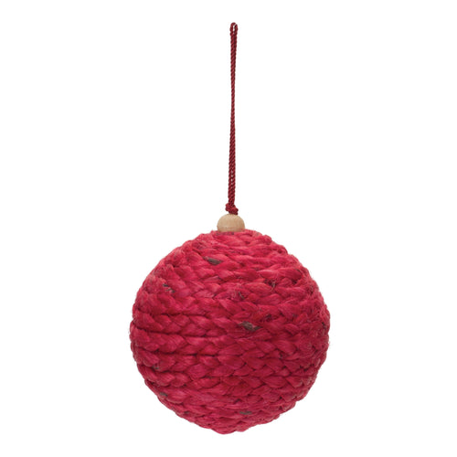 Jute Ball Ornament Set of 4