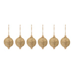 Jute Onion Ornament Set of 6