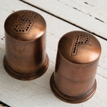 Copper Salt and Pepper Shakers