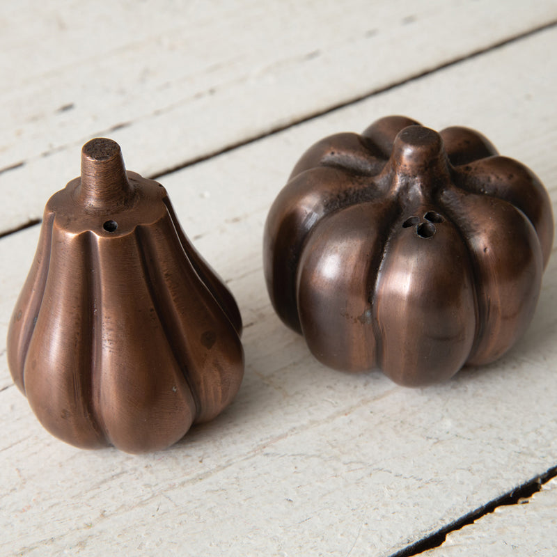 Pumpkin and Gourd Salt and Pepper Shakers