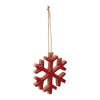 Wood Snowflake Ornament Set of 12