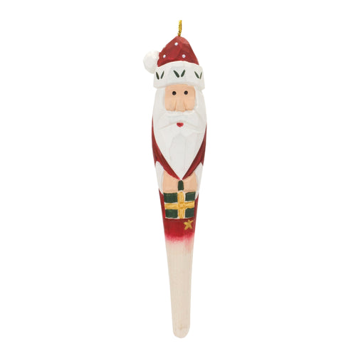 Santa Drop Ornament Set of 12