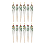 Snowman Drop Ornament Set of 12