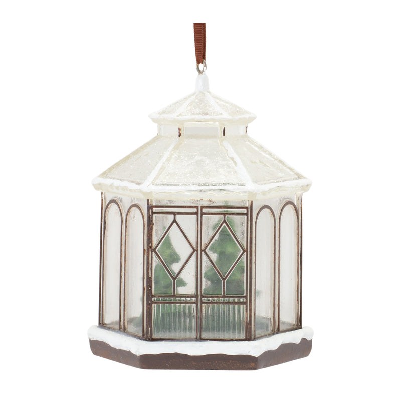 Winter Gazebo Ornament Set of 4