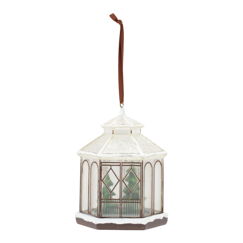 Winter Gazebo Ornament Set of 4