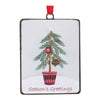 Seasons Greetings Pine Tree Ornament Set of 12