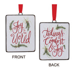 Holiday Sentiment Ornament Set of 12