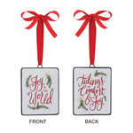 Holiday Sentiment Ornament Set of 12