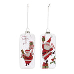 Whimsical Santa Ornament Set of 12