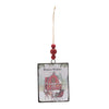 Glass Winter Wishes Barn Ornament Set of 12